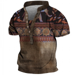 Euroopa ja Ameerika meeste vintage digitr&uuml;kiga l&uuml;hikeste varrukatega topid XL kohv