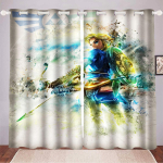 The Legend Of Zelda Kodukaunistus Elutuba Magamistuba Kardinad Pimenduskardinateks M&auml;ng K&ouml;&ouml;gitarvikud J&otilde;ulukingitused 100x140cm