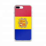 Coque T&eacute;lephone Drapeau Andorre &ndash; iPhone 8 Plus