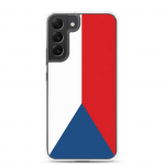 Coque T&eacute;l&eacute;phone Drapeau Tch&eacute;quie &ndash; Samsung Galaxy S22 Ultra