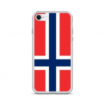 Coque iPhone - Drapeau &icirc;le Bouvet - Vertikaalne mudel - Supp - Mitmev&auml;rviline - TPU l&auml;bipaistev