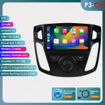 Ossuret 8G RAM 128G ROM AI H&auml;&auml;ljuhtimisega 2-DIN Android Auto Raadio Ford Focus 3 2012-2017 MK3 jaoks Carplay Automeedia GPS Navigatsioon 2DIN Intelligentne Autoradio P3CP 4Core 2G 64G AI