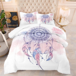 Unen&auml;op&uuml;&uuml;dja Voodipesukomplekt Luksuslik Pehme Voodipesu Lastele T&auml;iskasvanutele 3D Prindiga Kodukujundus &Uuml;hekohaline Kahekohaline Twin Bohemia Tekikotikomplekt cot size 70x130cm white