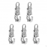 5pcs/set Premium mm Alloy Equestrian Panic Hook Clip