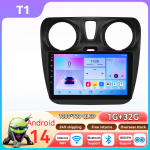 Hizpo Android Renault Dokker/Lodgy Dacia 2012-2021 jaoks Snapdragon AI Autoraadio Multimeediapleier Android Auto Carplay Peaseade Navigatsioon GPS T1 4Core 1G 32G
