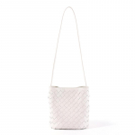 Moodne lambanahast kott naistele Uus ehtsast nahast naiste kott Punutud kott Lihtne ja mitmek&uuml;lgne V&auml;ike kott &Uuml;he &otilde;la kott Crossbody kott