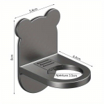 Universaalne du&scaron;igeeli pudeliriiuli seinale kinnitatav reguleeritav &scaron;ampoonipudel metallist hoidik k&auml;teseebi jaoturi konksuvaba mulgustamine hall