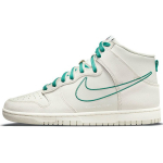Nike Dunk High SE Esmakasutuse Pakett - Green Noise Meeste Tennised Valge Hele Luu Purjekas DH0960-001 42.5