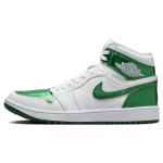 Air Jordan 1 High Golf Pine Green Unisex Tossud Valge DQ0660-130 38.5