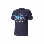 Puma Manchester City V&otilde;&otilde;rsilastri S&auml;rgi L&uuml;hikeste Varrukatega Jalgpallis&auml;rgi F&auml;nniversioon Hooaeg 21/22 Meeste Topid Sinine 759219-03 L