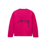 Stussy x Nike V&otilde;rklogo Prindiga Ameerika Retro Pikkade Varrukatega &Uuml;mmarguse Kaelusega T-s&auml;rk FW23 Langenud &Otilde;lad Unisex Topid Roosa FJ9165-615 L