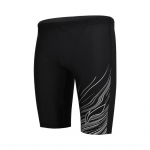 Li Ning ujumissari Prinditud Keskmise V&ouml;&ouml;kohaga Sirge S&auml;&auml;rega Ujumisp&uuml;ksid Meeste ujumisriided Must ASLT091-1 3XL