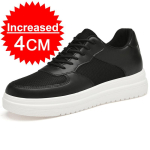 Moodsad meeste nahast k&otilde;rgendavad liftikingad Hingav v&otilde;rk K&otilde;rguse suurendamine Paks tald Kingad Mehe k&otilde;rgus Sisetald 6/8/10CM Meeste tossud 46 black
