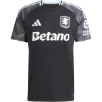 Adidas Aston Villa FC 25/26 v&otilde;&otilde;rsilguklubi Crew kaelusega niiskust juhtiv l&uuml;hikeste varrukatega jalgpallis&auml;rk Meeste S&auml;rgid JN8053 L black