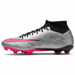 Nike Mercurial Superfly 9 Acad 25 FG/MG 'Metallic Silver Hyper Pink' Tossud FB8402-060 41