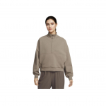 Nike Dri-Fit Impositsiooniliselt Pehme Kiiresti Kuivav K&otilde;rge Kaelusega Nahas&otilde;bralik Pehme Dressipluus Naiste dressipluus Mink-Pruun Mineraalhall HQ8189233 M