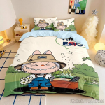 Armsad Hambad Uus Anime La-BuBu Roosa Tekikotikomplekt HD Tekikott Lastele Voodipesukomplektid Voodipesu Magamistoa Sisustus AU Double 180x210cm
