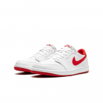 Air Jordan 1 Retro Low OG University Red EU 40.5 valge