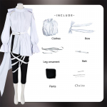 Anime Alien Stage Luka Cosplay Kost&uuml;&uuml;m Viies Osaleja Luka Meeslaulja Halloweeni Peo &Uuml;likond XS