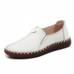 Ehtsa Nahast Baleriinad Kingad Naistele Vintage Luksuslik K&otilde;rge Kvaliteediga Mokassiinid Naiste Mokassiinid Vabaaja Elegantne Naiste Laiad Kingad CN 41