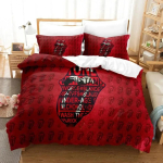 3D prinditud Rolling Stonesi logo voodipesukomplekt Tekikate Voodikomplekt Tekikate Padjap&uuml;&uuml;r Tekk Kuningas Kuninganna Suurus Poisid T&auml;iskasvanud 150X200cm 3pcs
