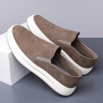 Meeste Kevad 2025 Vabaaja Slip-On Tennised: Mugavad, mitmek&uuml;lgsed ja hingavad mokassiinid 42 khaki