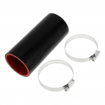 X AUTOHAUX Silikoonvoolik, Silikoonitoru, Intercooler, Turbo, Sisselasketoru, Must, Pikkus 5,0 tolli Inner diameter 48mm/1.89 must