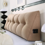 Kolmnurkne Suur Seljatoe Nimmepiirkonna Tugevduspadja - &Uuml;hev&auml;rviline Diivani ja Voodi Padi 80*50*20 cm