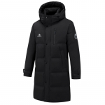 Suurused 4XL-11XL Moodsad Talveparkad Meeste Pikk Kapuutsiga Vabaaja L&otilde;tv Must Paks Soe &Uuml;le suuruse &Uuml;ler&otilde;ivad Meeste Joped 4XL must