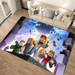 Stiilne 3D M-C Pikselkunsti Vaip Elutuba Magamistuba Vaip Lihtsalt Puhastatav Vaip Vastupidav Mugav Diivani Tooli Kodu Dekoor 80x120cm