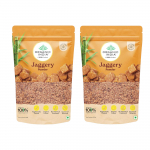 Organic India Jaggery pulber 500G Pakk 2 tk Puhas naturaalne suhkruasendaja Rikas mineraalide poolest