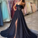 Uus saabumine Ballikleidid Vestido de Festa Must Kaela kleit Elegantne stiil Pits Elegantne Seksikas L&otilde;hik S must