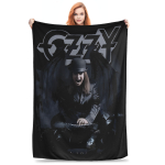 Black Sabbath Ozzy Osbourne Tekid Kvaliteetsed Pehmed Back To The Beginning Tour Voodipesu Tekid S&uuml;gis Reisimine Kontor Voodi Voodikate 40x50in black