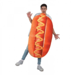 D&eacute;guisement Hot Dog - DisfraZZes - Taille unique - Multicolore - Comprend un tabard puhas