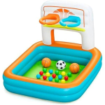T&auml;ispuhutav pallibassein - BESTWAY - Kick 'N Swish - 120 cm x 107 cm x 84 cm - 18 palli - Mitmev&auml;rviline puhas