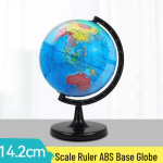 Inglise helendav gloobus plastalusel, 32CM - Suur suurus 20CM &Otilde;petuslik satelliidimudel No Light