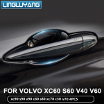Sobib Volvo xc60 s60 v40 v60 s90 xc90 xc40 v90 paksemaks Rhinoceros uksekausi kaitsekile autole 4PCS