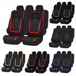 KBKMCY Refresh aged Car Seat Covers Set Fit for Renault Logan 2018 sterway Clio 4 Duster 2013 Seat 4-piece setOLf