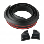 Universaalne katusespoiler 1,5 M autostiiliga 5D s&uuml;sinikkummist tagaspoiler PU k&otilde;vajoodisega DIY taastav spoiler, mis sobib igat t&uuml;&uuml;pi must