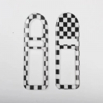 For Volkswagen vw Beetle 2001-2012 ABS red carbonfiber Inner Door Bowl Panel ide Handle Protector Cover Interior Accessories style F-B