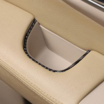 Soft Carbon fiber Door Storage Box Trim Sticker For Nissan Pathfinder 13-18