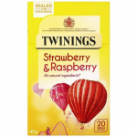 Twinings maasika ja vaarika tee, 40 g