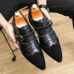 Moodsad Nahast Jalan&otilde;ud Vabaaja &Auml;rijalatsid Meestele Elegantsed Tenis De Hombre Mokassiinid Mokassiin Tenis Caballero Disainer 46 must