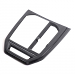 For BMW ix -2024 ABS Carbon Fiber Car Central Control Shift Panel Decorative Frame Sticker Car Interior Accessories Carbon Fiber