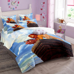 Animatsioon L&otilde;vi Simba Tekikate lastele, L&otilde;vikuningas Voodipesukomplekt, Teismelise Poisi &Uuml;hekohaline Twin Suurus Voodikomplektid Voodikatted Kingitus 135x200cm
