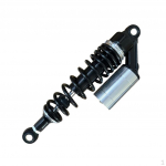 Motorcycle Shock Absorber Aluminum Easy to Install Replacing Reliable Shockers Suspension Spring Black and Silver