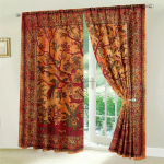 2 tk - Boheemlaslik stiil - Elupuu - Mustrilised tr&uuml;kitud kardinad  Kardinatopsiga kardinad  kodu kaunistamine  ruumi kaunistamine 100*130 Grommet Top 1pcs