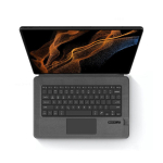 Samsung Galaxy Tab S10 Ultra / S9 Ultra / S8 Ultra Klaviatuurikate 14,6 Bluetooth-klaviatuuri kaitse S10 Ultra 14.6" keyb must
