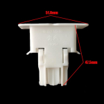 2Pcs Car Rear Seat Cushion Fixing Clips Plastic Rivets For Peugeot peugeot 2008 508 206 boxer 3008 citroen c4 berlingo saxo c5 A X 2