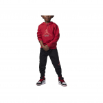 Jordan Vabaaja Spordidress Jumpman Flight Logo Kapuutsiga Fliisist Dressipluus Kitsenevad P&uuml;ksid Laste komplekt HF2476-010 4